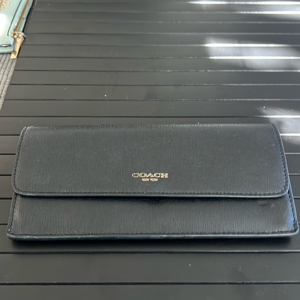 Coach Black leather Wallett